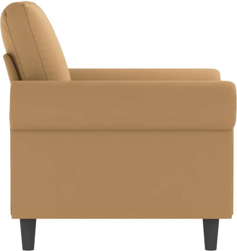 VidaXL Fauteuil 60 cm fluweel bruin - Foto 2