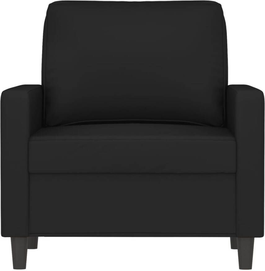 VidaXL Fauteuil 60 cm fluweel zwart - Foto 2