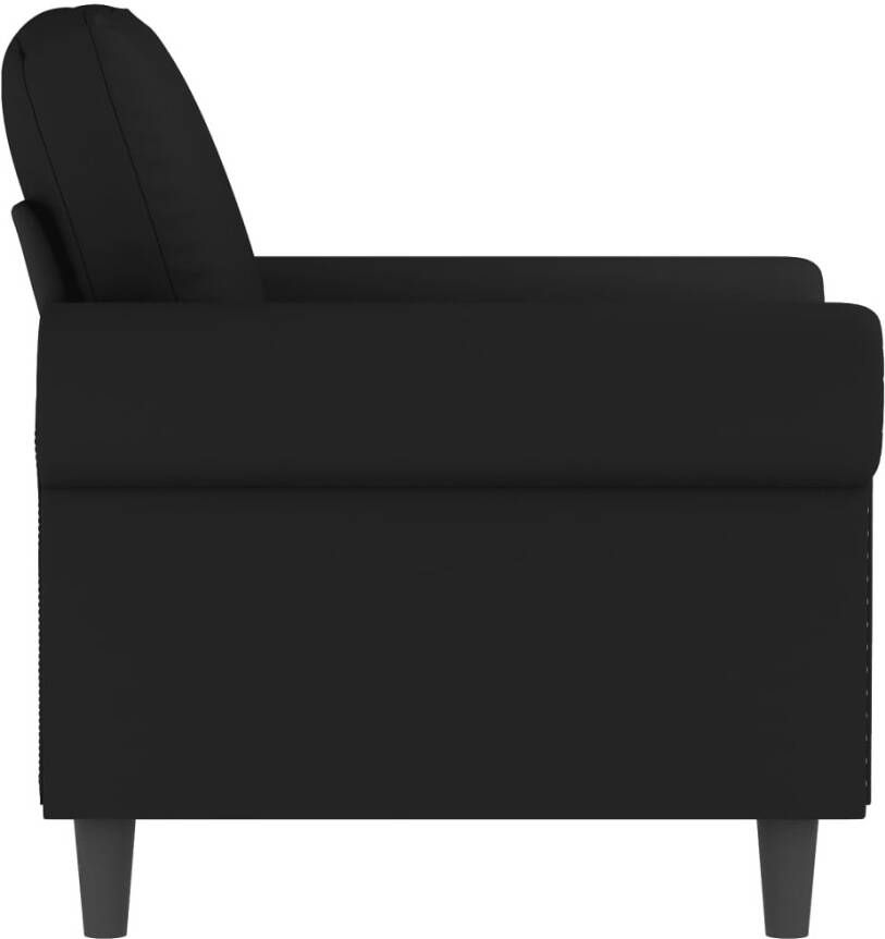 VidaXL Fauteuil 60 cm fluweel zwart