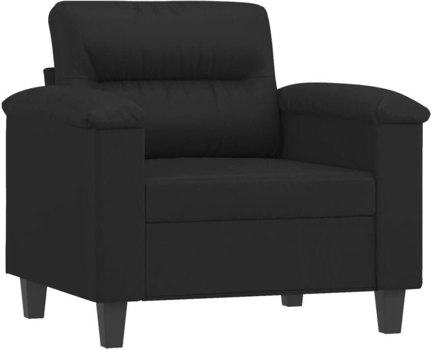 VidaXL Fauteuil 60 cm kunstleer zwart - Foto 6