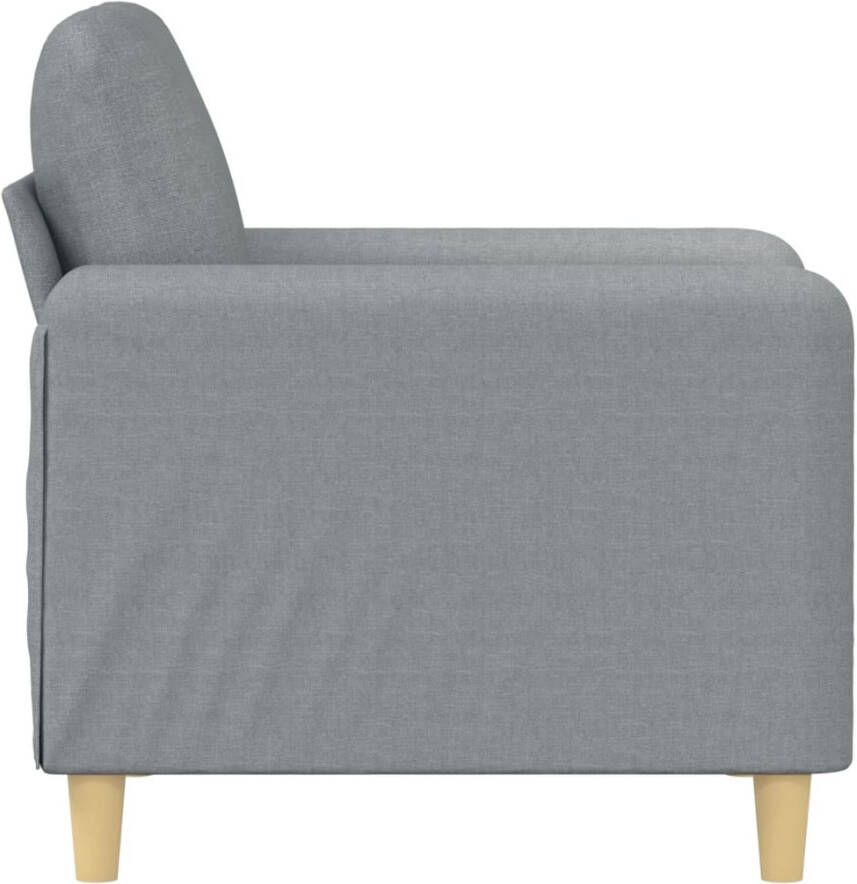 VIDAXL Fauteuil 60 cm stof lichtgrijs - Foto 2
