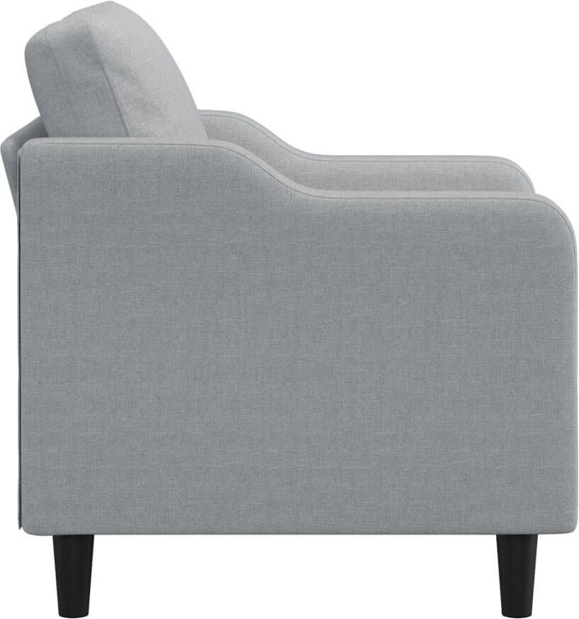 VIDAXL Fauteuil 60 cm stof lichtgrijs - Foto 2