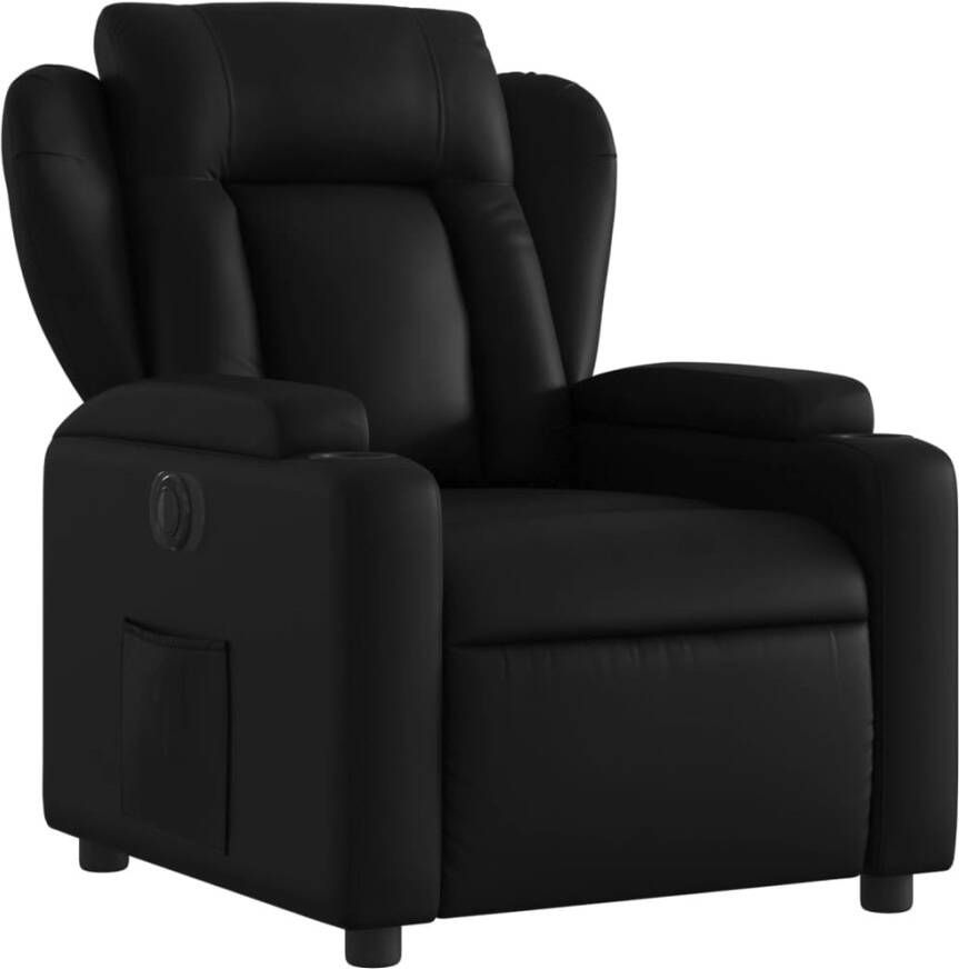 Vida XL vidaXL Fauteuil elektrisch verstelbaar kunstleer zwart-VXL-3204530 - Foto 4