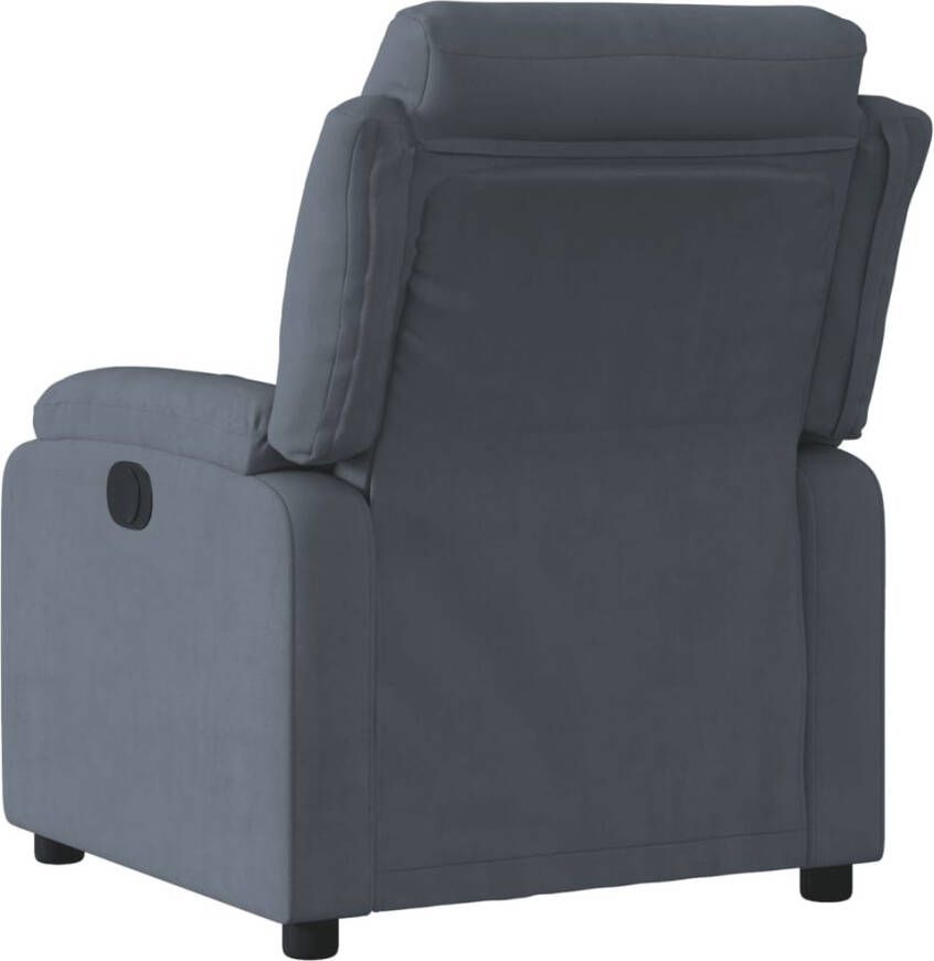 Vida XL vidaXL Fauteuil elektrisch verstelbaar stof donkergrijs-VXL-3205071 - Foto 3