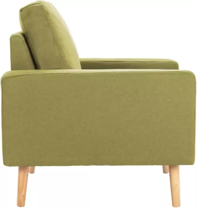 VidaXL Fauteuil stof groen - Foto 3