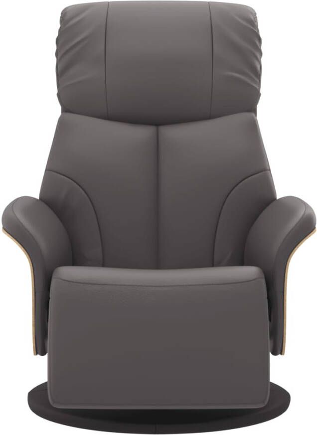 VidaXL Fauteuil verstelbaar met voetensteun kunstleer grijs