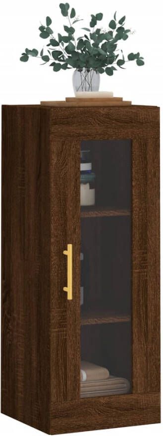 VidaXL -Hangkast-34 5x34x90-cm-bruineikenkleurig - Foto 4