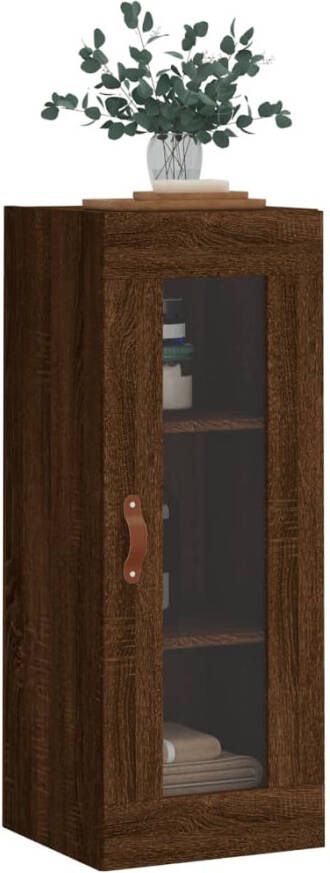 VidaXL -Hangkast-34 5x34x90-cm-bruineikenkleurig - Foto 4