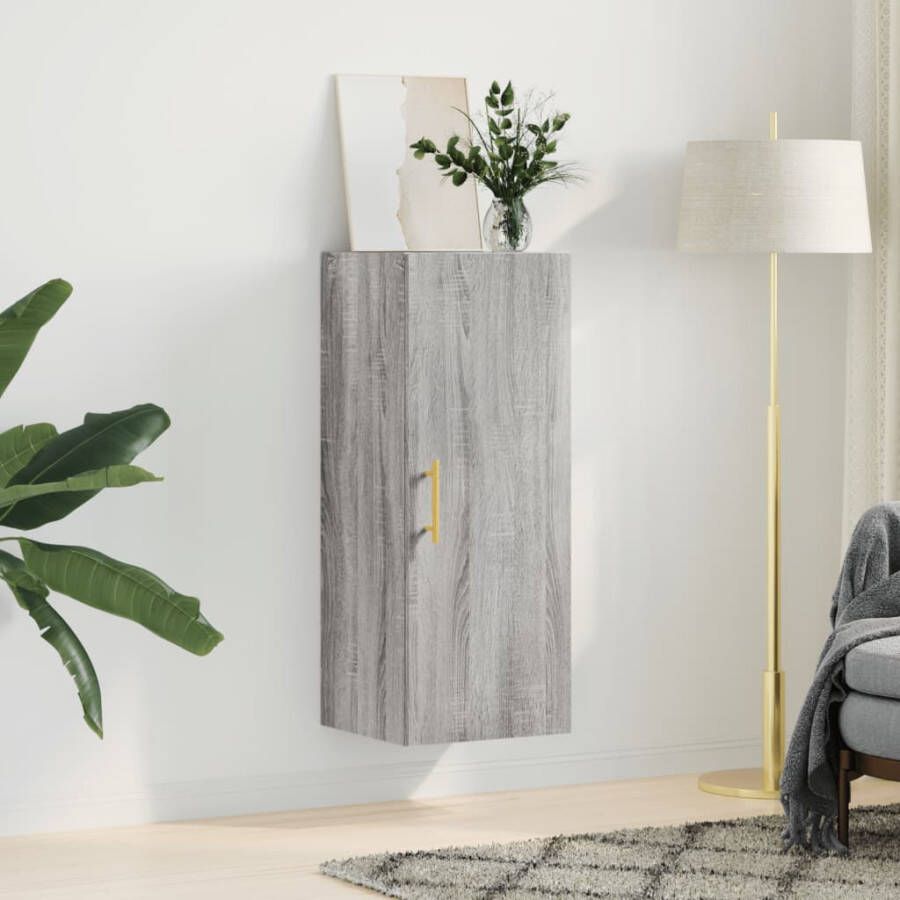 VidaXL -Hangkast-34 5x34x90-cm-grijs-sonoma-eikenkleurig - Foto 6
