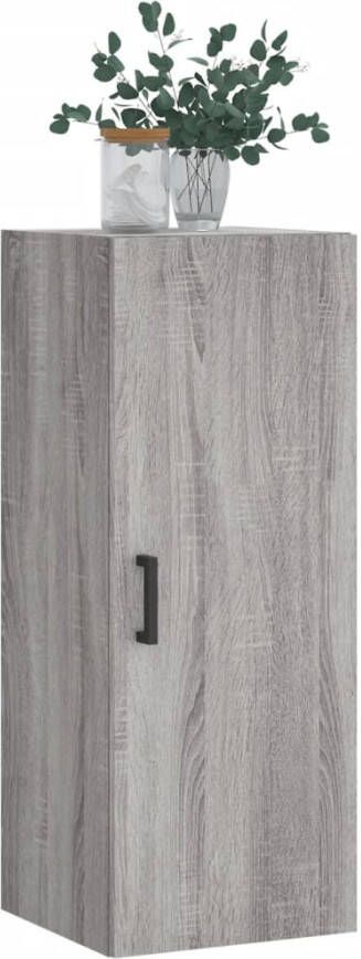 VidaXL -Hangkast-34 5x34x90-cm-grijs-sonoma-eikenkleurig - Foto 7