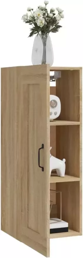 VidaXL -Hangkast-35x34x90-cm-bewerkt-hout-sonoma-eikenkleurig - Foto 4