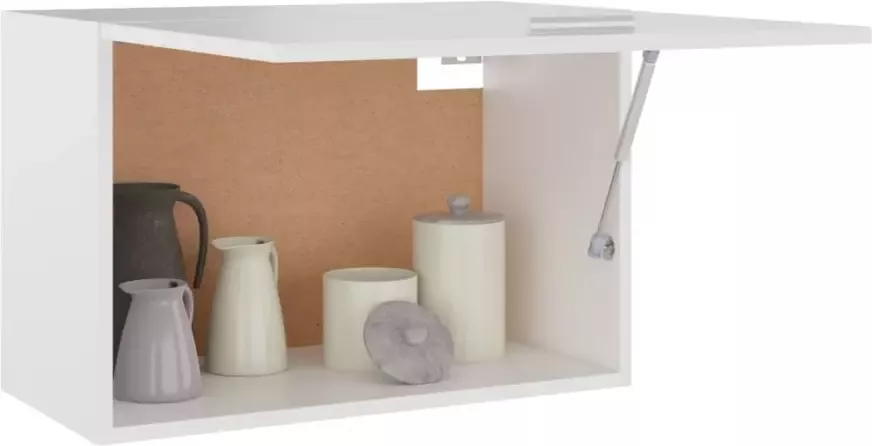 VidaXL Hangkast Lyon 60x31x40 cm bewerkt hout wit - Foto 4