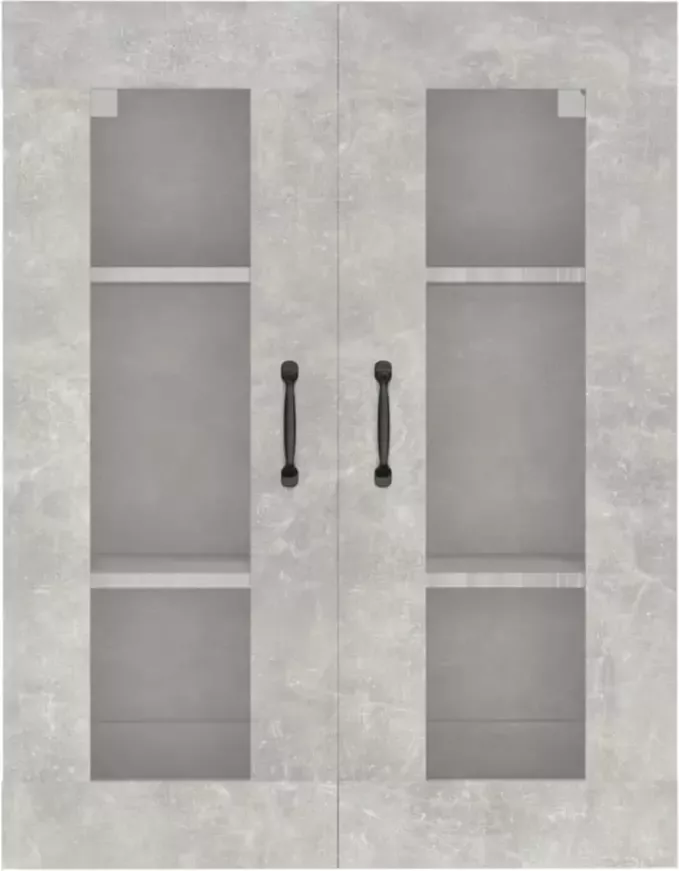 VidaXL -Hangkast-69 5x34x90-cm-betongrijs - Foto 4