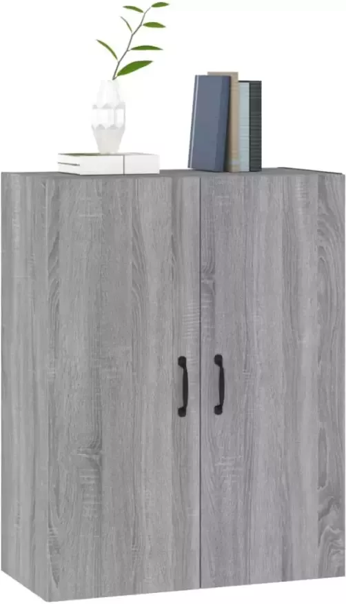 VidaXL -Hangkast-69 5x34x90-cm-bewerkt-hout-grijs-sonoma-eikenkleurig - Foto 4
