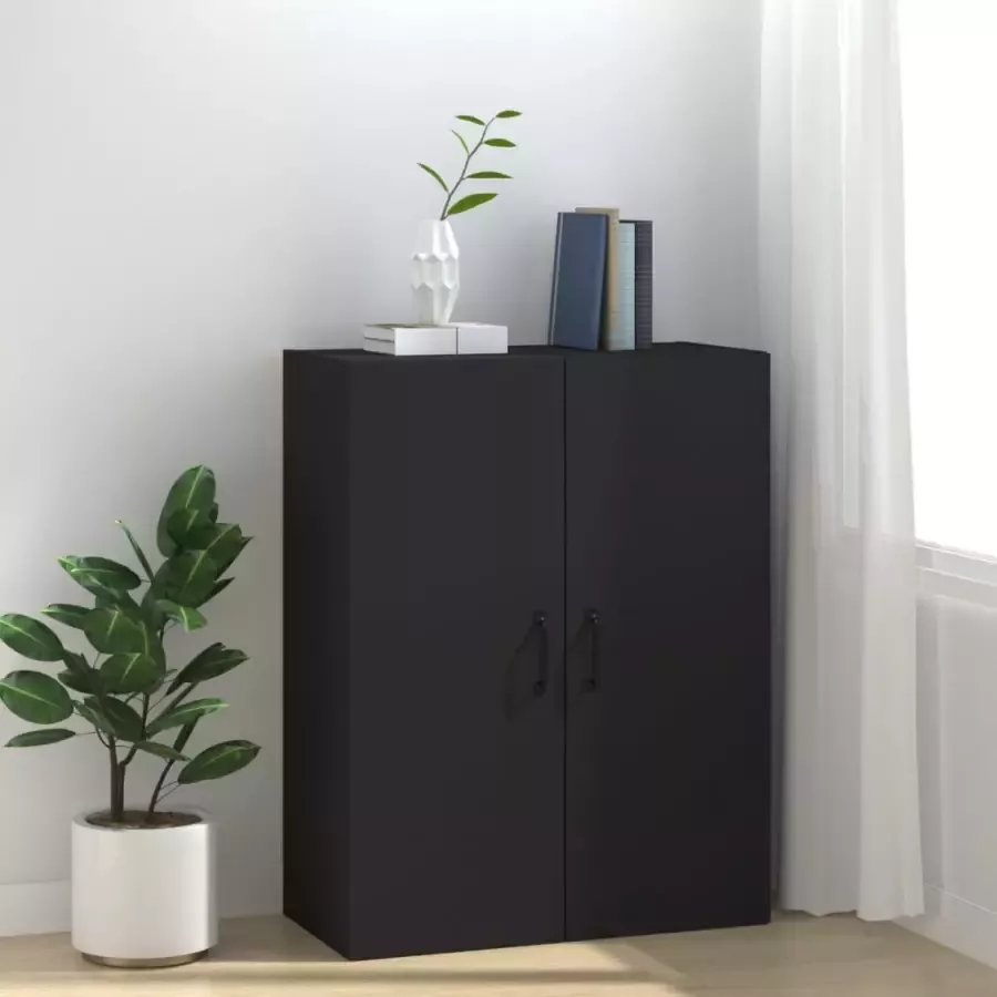 VidaXL -Hangkast-69 5x34x90-cm-bewerkt-hout-zwart - Foto 2