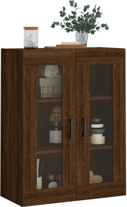 VidaXL -Hangkast-69 5x34x90-cm-bruineikenkleurig - Foto 6