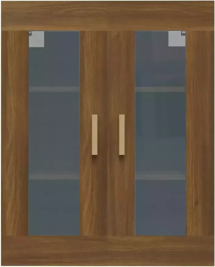 VidaXL -Hangkast-69 5x34x90-cm-bruineikenkleurig - Foto 4