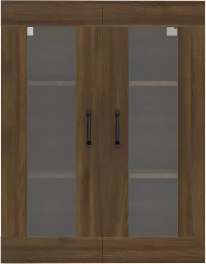 VidaXL -Hangkast-69 5x34x90-cm-bruineikenkleurig - Foto 4