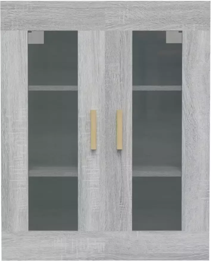 VidaXL -Hangkast-69 5x34x90-cm-grijs-sonoma-eikenkleurig - Foto 5