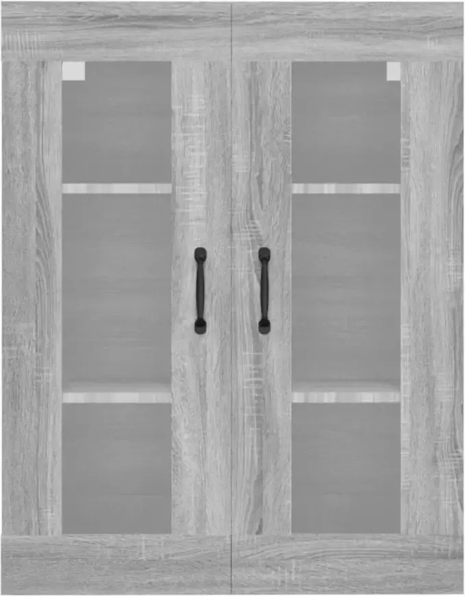 VidaXL -Hangkast-69 5x34x90-cm-grijs-sonoma-eikenkleurig - Foto 5