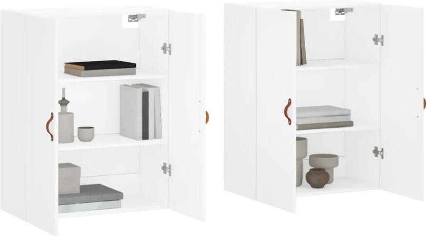 VidaXL -Hangkasten-2-st-69 5x34x90-cm-wit - Foto 6