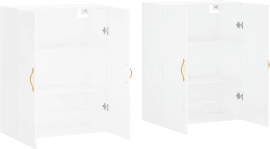 VidaXL -Hangkasten-2-st-69 5x34x90-cm-wit - Foto 7