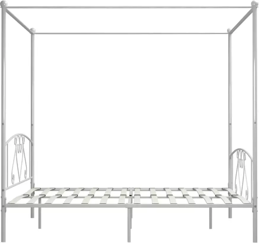 VidaXL -Hemelbedframe-metaal-wit-180x200-cm - Foto 3