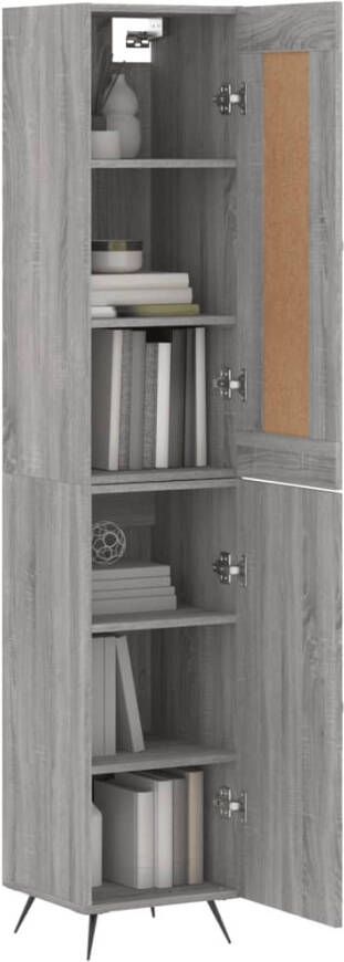 VidaXL -Hoge-kast-34 5x34x180-cm-bewerkt-hout-grijs-sonoma-eikenkleurig - Foto 19