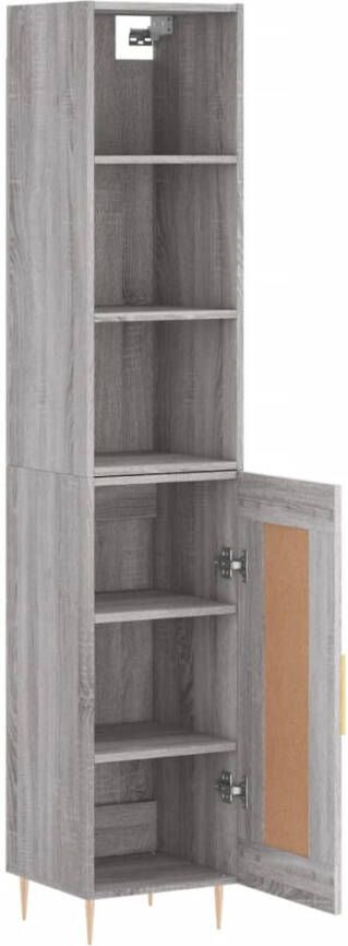 VidaXL -Hoge-kast-34 5x34x180-cm-bewerkt-hout-grijs-sonoma-eikenkleurig - Foto 7