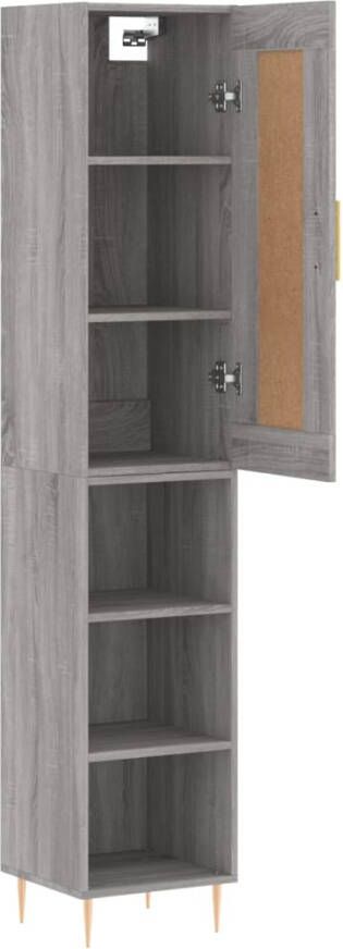 VidaXL -Hoge-kast-34 5x34x180-cm-bewerkt-hout-grijs-sonoma-eikenkleurig - Foto 7