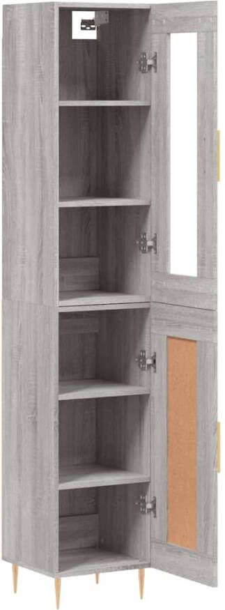 VidaXL -Hoge-kast-34 5x34x180-cm-bewerkt-hout-grijs-sonoma-eikenkleurig - Foto 11