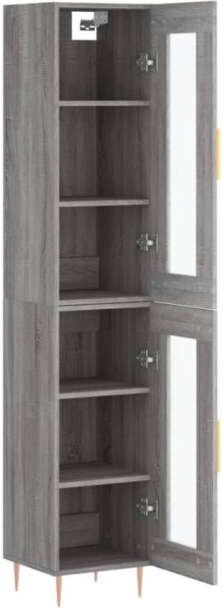 VidaXL -Hoge-kast-34 5x34x180-cm-bewerkt-hout-grijs-sonoma-eikenkleurig - Foto 12