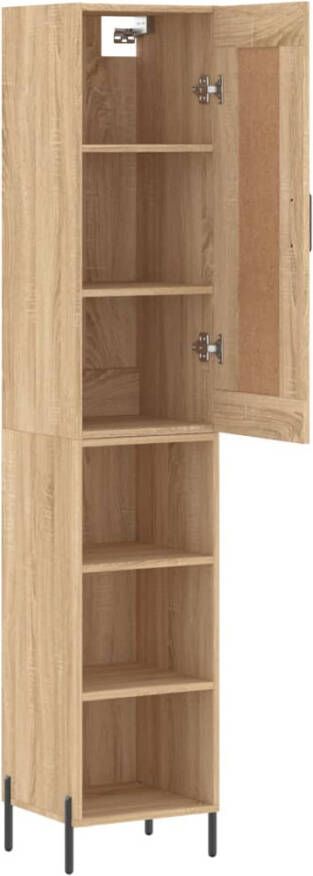 VidaXL -Hoge-kast-34 5x34x180-cm-bewerkt-hout-sonoma-eikenkleurig - Foto 8