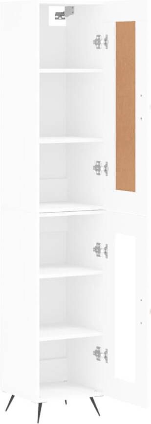 VidaXL -Hoge-kast-34 5x34x180-cm-bewerkt-hout-wit - Foto 6
