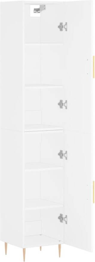 VidaXL -Hoge-kast-34 5x34x180-cm-bewerkt-hout-wit - Foto 17