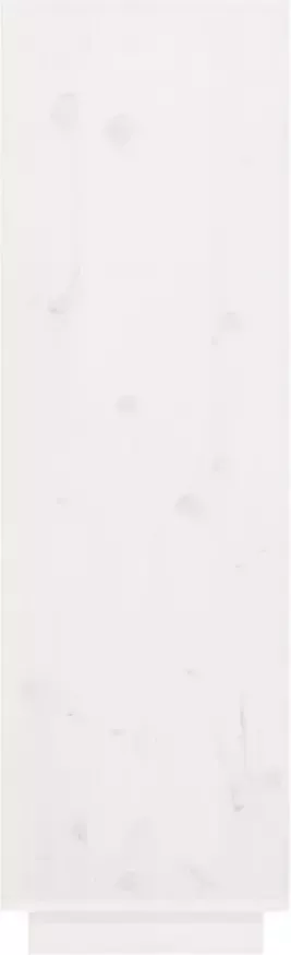 VidaXL -Hoge-kast-38x35x117-cm-massief-grenenhout-wit - Foto 4