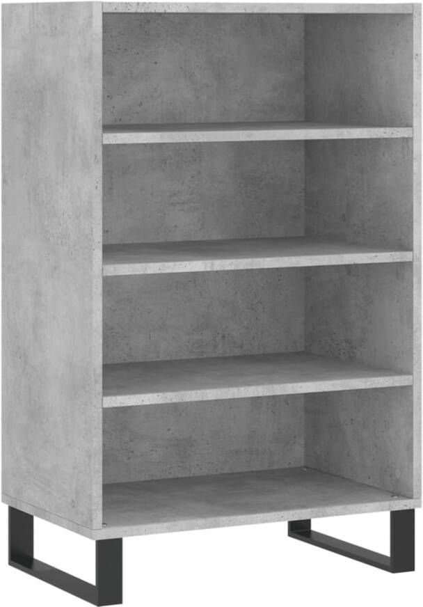 VidaXL -Hoge-kast-57x35x90-cm-bewerkt-hout-betongrijs - Foto 5