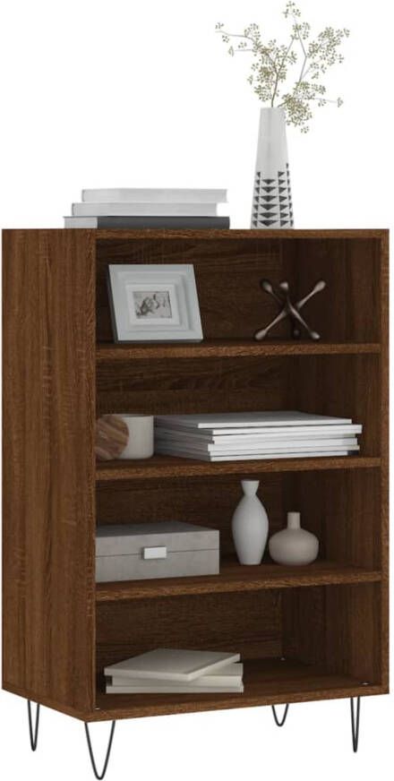 VidaXL -Hoge-kast-57x35x90-cm-bewerkt-hout-bruineikenkleurig - Foto 8