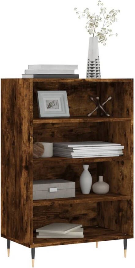 VidaXL -Hoge-kast-57x35x90-cm-bewerkt-hout-gerookt-eikenkleurig - Foto 8