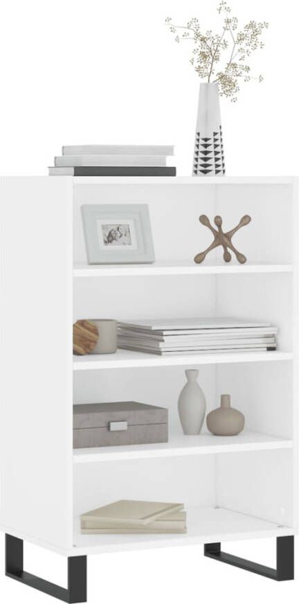 VidaXL -Hoge-kast-57x35x90-cm-bewerkt-hout-wit - Foto 9