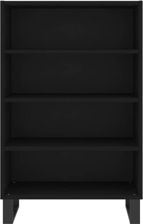 VidaXL -Hoge-kast-57x35x90-cm-bewerkt-hout-zwart - Foto 8