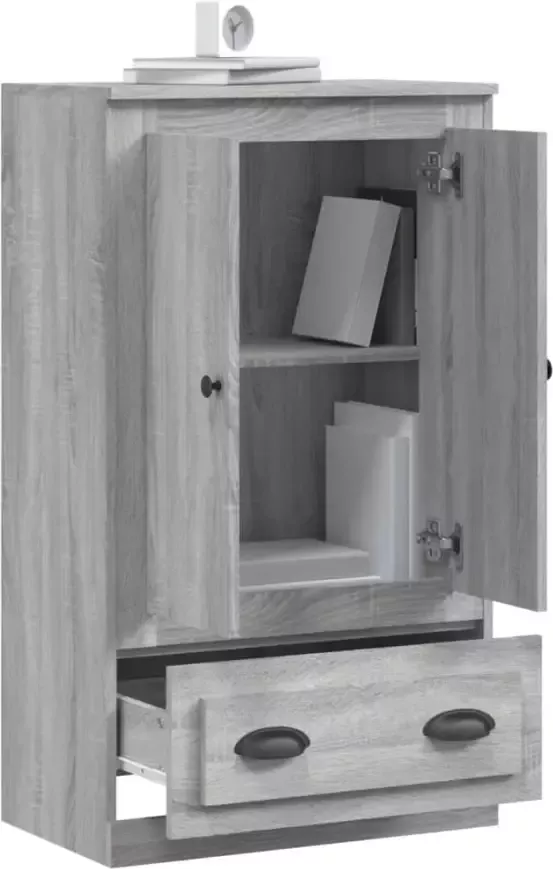 VidaXL -Hoge-kast-60x35 5x103 5-cm-bewerkt-hout-grijs-sonoma-eikenkleur - Foto 3
