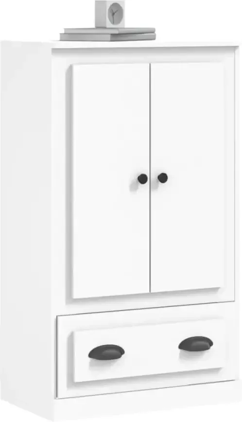VidaXL -Hoge-kast-60x35 5x103 5-cm-bewerkt-hout-wit - Foto 4