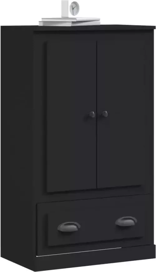 VidaXL -Hoge-kast-60x35 5x103 5-cm-bewerkt-hout-zwart - Foto 4