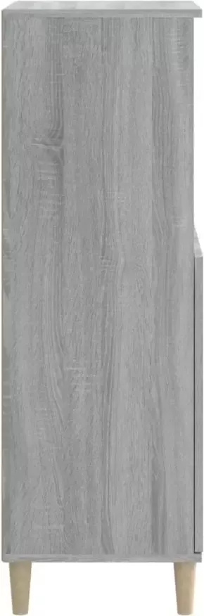 VidaXL Hoge Kast Grijs Sonoma Eiken 60x36x110 cm Hoge Kast Industrieel Design Grijze Kast Houten Kast Opbergkast - Foto 6