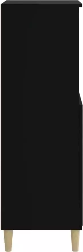 VidaXL -Hoge-kast-60x36x110-cm-bewerkt-hout-zwart - Foto 4