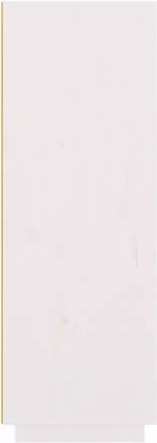 VidaXL -Hoge-kast-60x40x116 5-cm-massief-grenenhout-wit - Foto 5