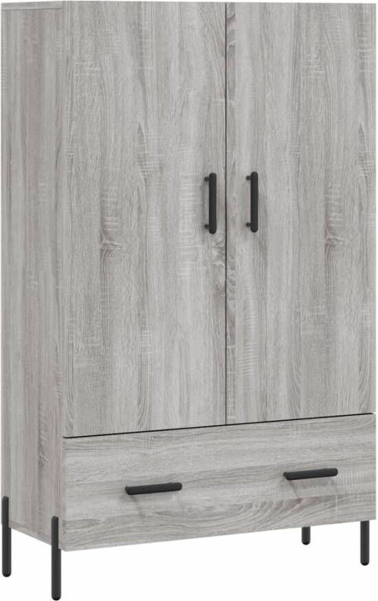 Prolenta Premium INFIORI Hoge kast 69 5x31x115 cm bewerkt hout grijs sonoma eikenkleurig - Foto 8