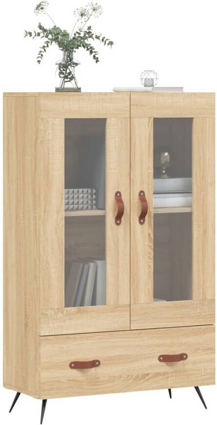 Prolenta Premium INFIORI Hoge kast 69 5x31x115 cm bewerkt hout sonoma eikenkleurig - Foto 20