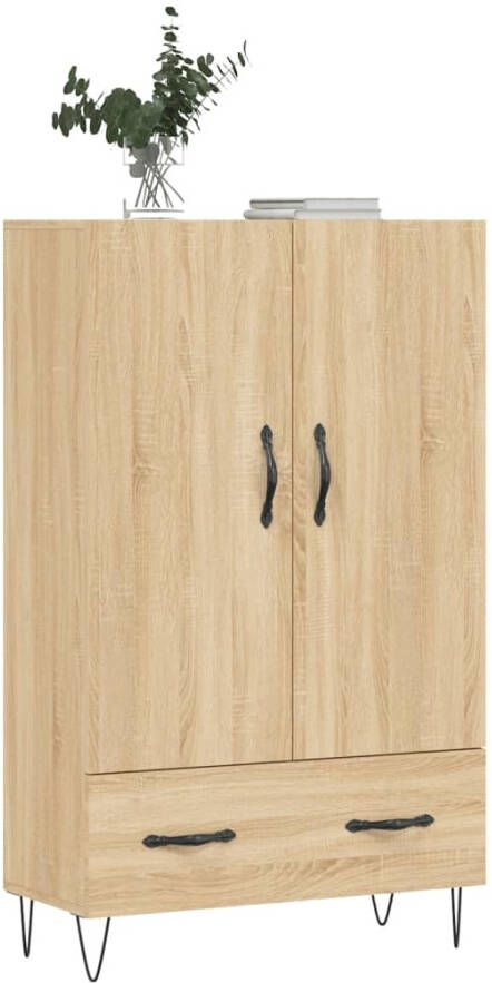 Prolenta Premium INFIORI Hoge kast 69 5x31x115 cm bewerkt hout sonoma eikenkleurig - Foto 7